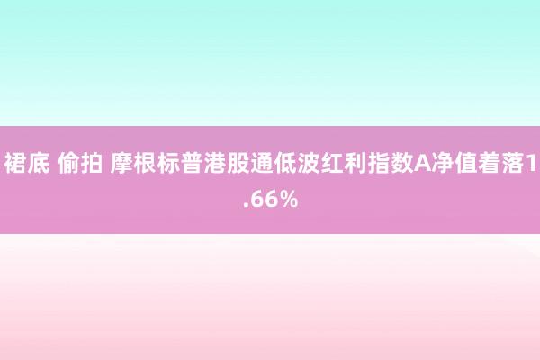 裙底 偷拍 摩根标普港股通低波红利指数A净值着落1.66%