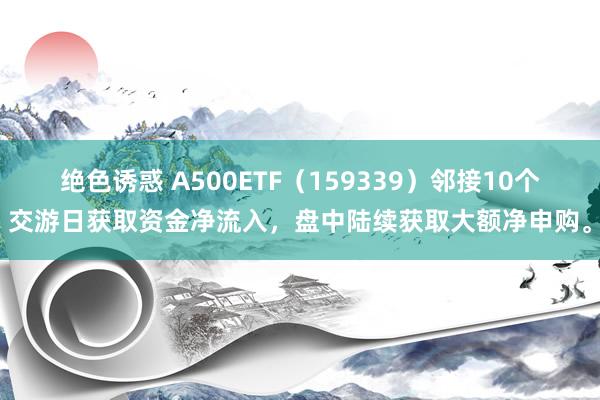 绝色诱惑 A500ETF（159339）邻接10个交游日获取资金净流入，盘中陆续获取大额净申购。