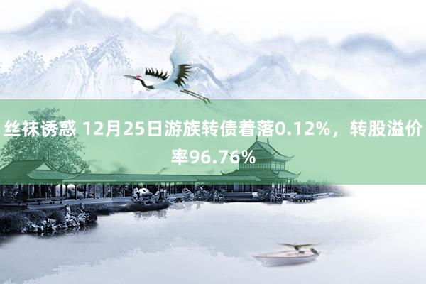 丝袜诱惑 12月25日游族转债着落0.12%，转股溢价率96.76%