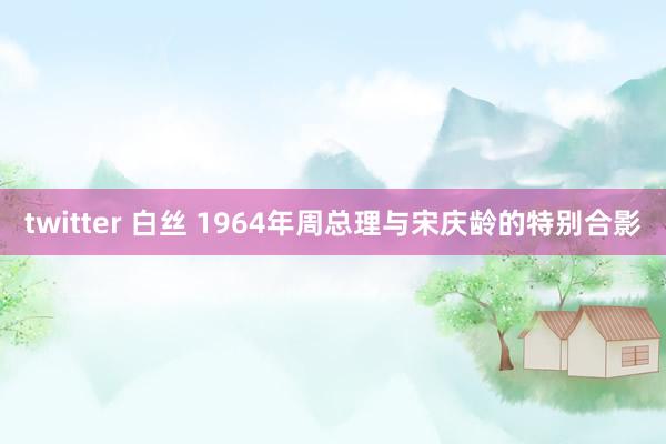 twitter 白丝 1964年周总理与宋庆龄的特别合影